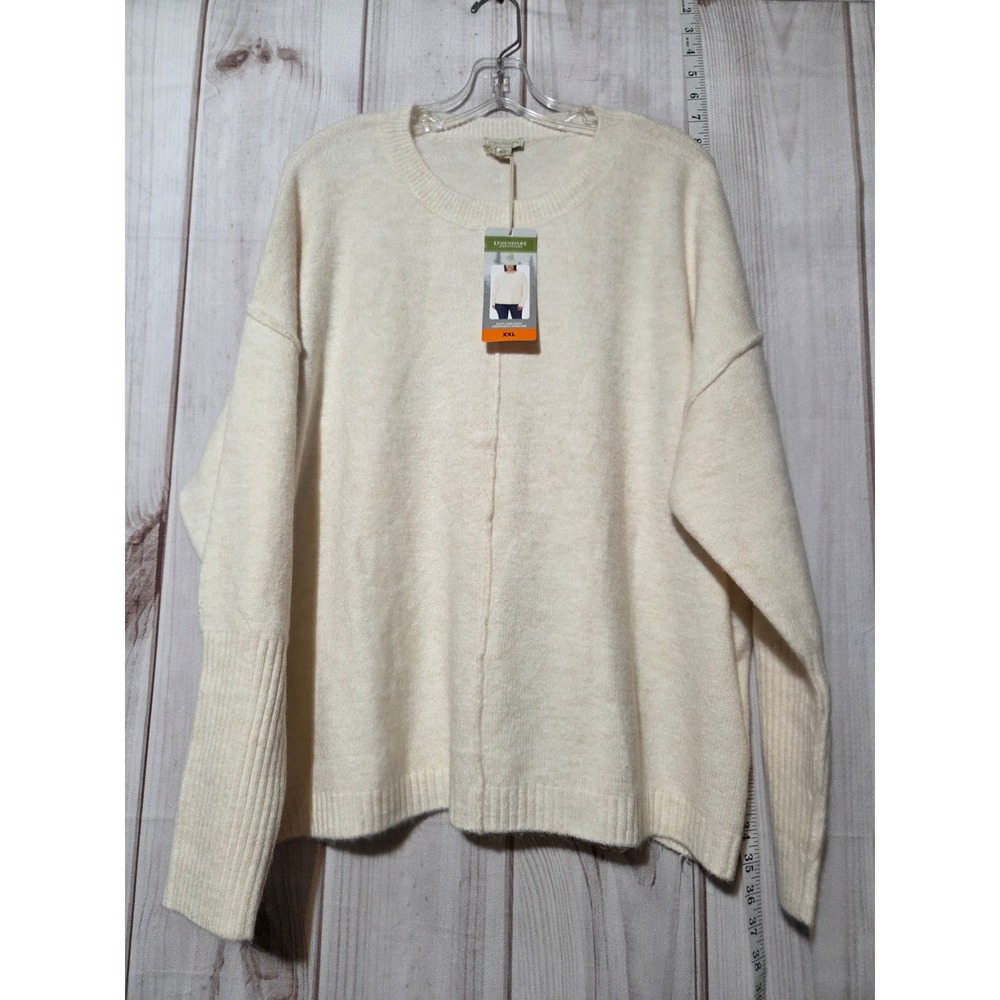 Legendary Outfitters Soft Cozy Crewneck‎ Sweater Cream XXLG